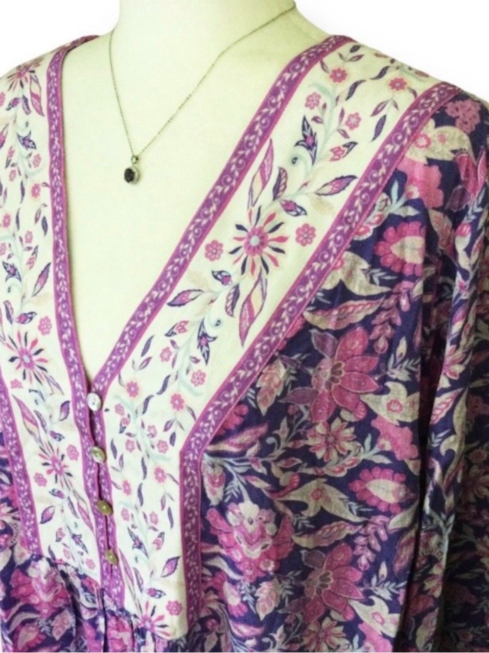 AVEOLOGY Boho Floral Tunic Dress / Tunic Top – Plus 3X/4X – NWT - Picture 7 of 15